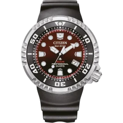 BN1024-01Z Prof. Diver 300 Herren Gummiband (Urethan) | rot | ø 46mm