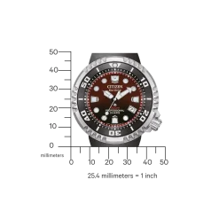 BN1024-01Z Prof. Diver 300 Herren Gummiband (Urethan) | rot | ø 46mm