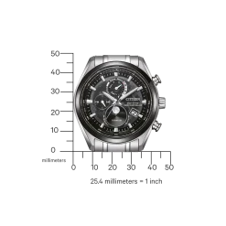 BY1018-80E Tsuki-yomi Herren Super Titanium ™ | schwarz | ø 43mm