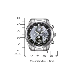 BY1010-81H                                        Tsuki-yomi                                        Herren Super Titanium ™ | grauschwarz | ø 43mm