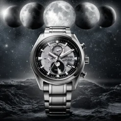 BY1010-81H                                        Tsuki-yomi                                        Herren Super Titanium ™ | grauschwarz | ø 43mm