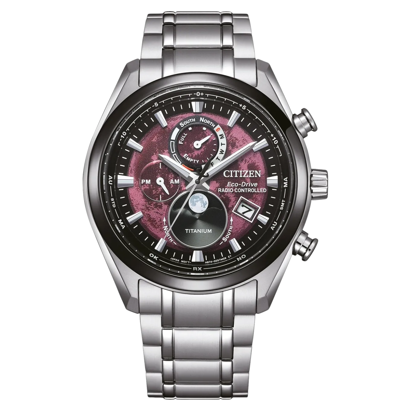BY1018-80X Tsuki-yomi Herren Super Titanium ™ | rot | ø 43mm