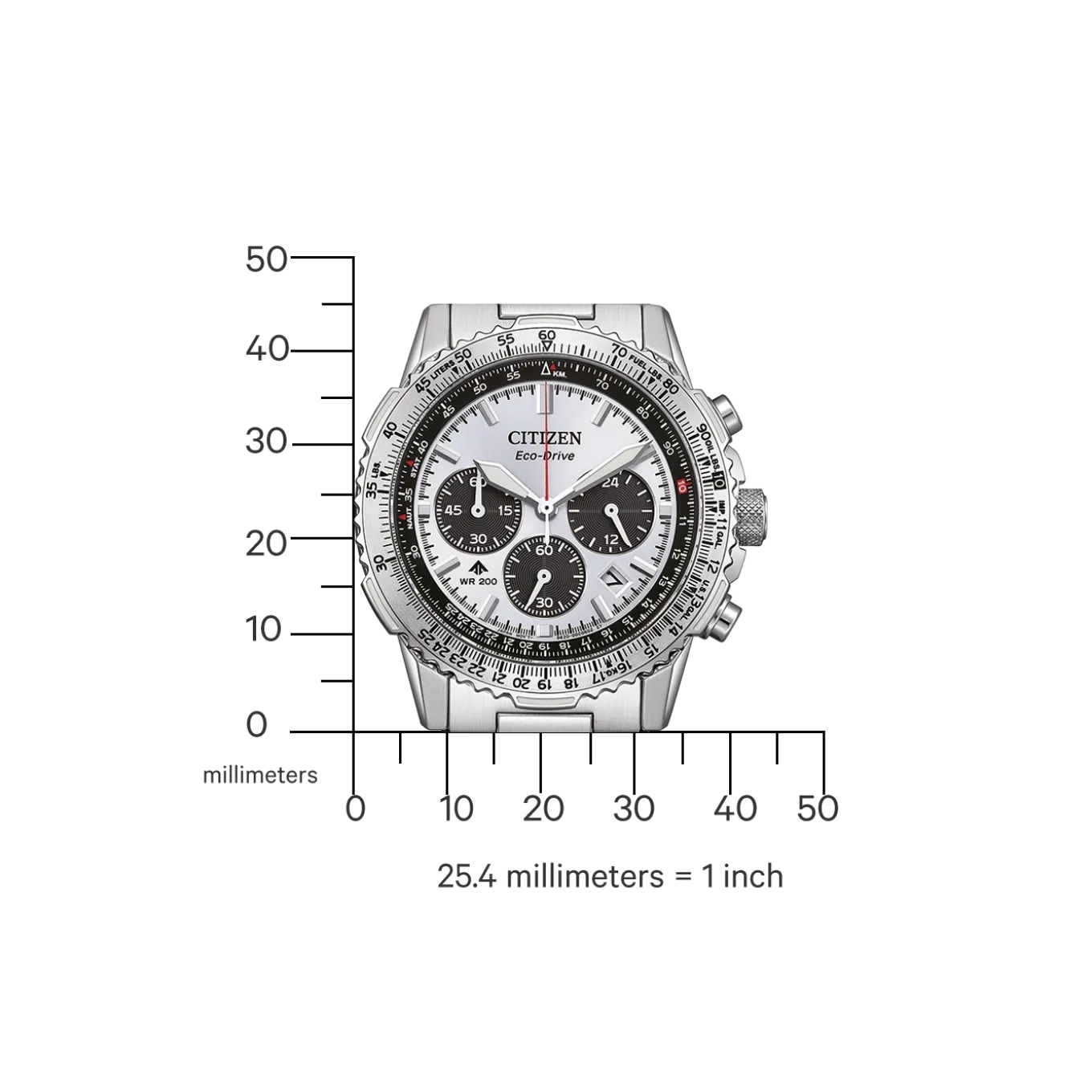CA4660-61A Eco-Drive Herren Edelstahl | silberfarben | ø 40mm