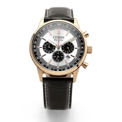 CA4723-03A Eco-Drive Herren Leder | silberfarben | ø 42mm