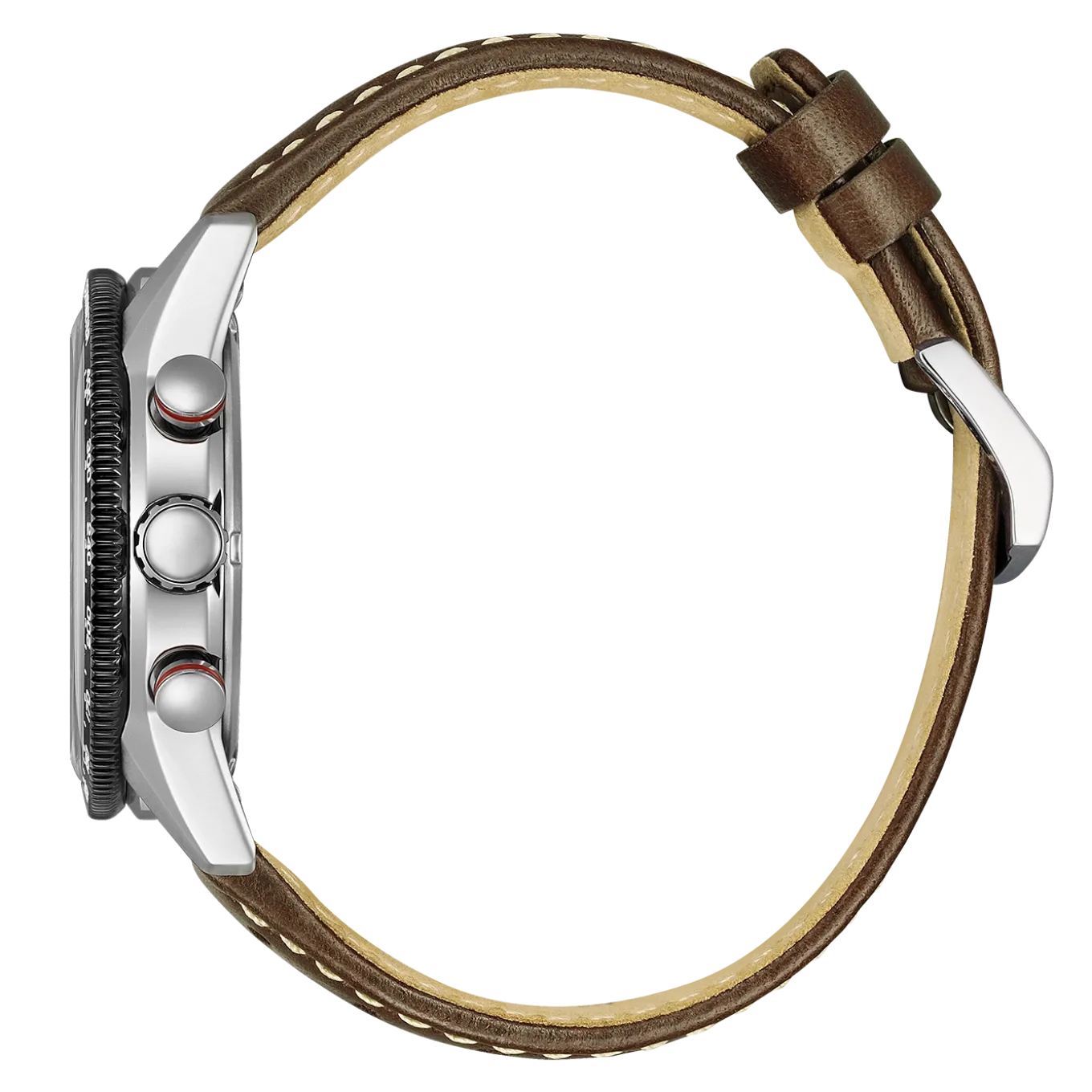 CA4714-04A Eco-Drive Herren Leder | weiß | ø 39.9mm