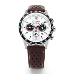 CA4714-04A Eco-Drive Herren Leder | weiß | ø 39.9mm