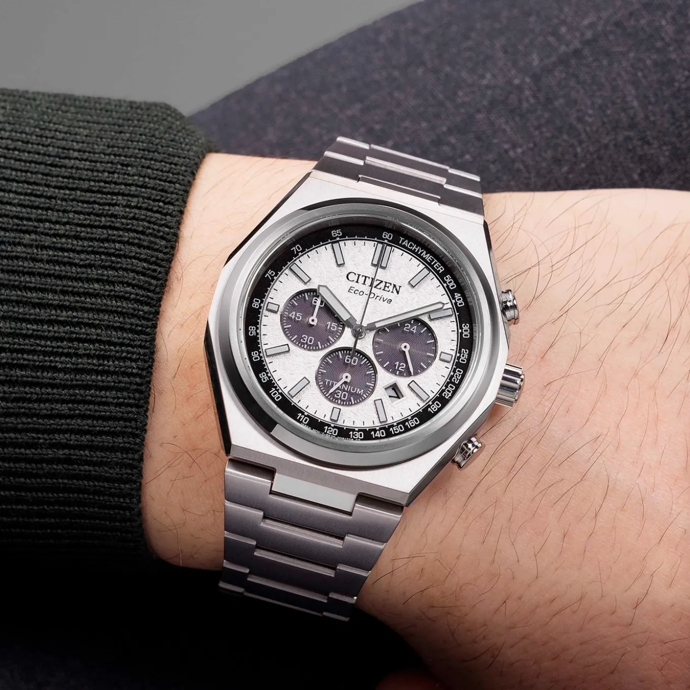 CA4610-85A Herren Super Titanium ™ | silberfarben | ø 42.5mm