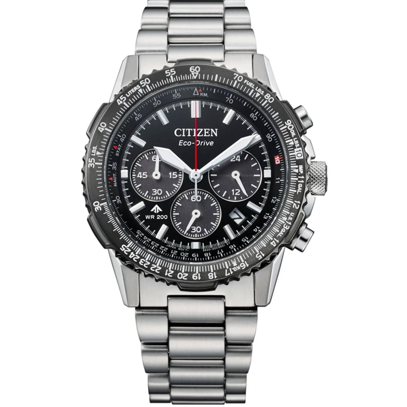 CA4664-60E Eco-Drive Herren Edelstahl | schwarz | ø 39.98mm