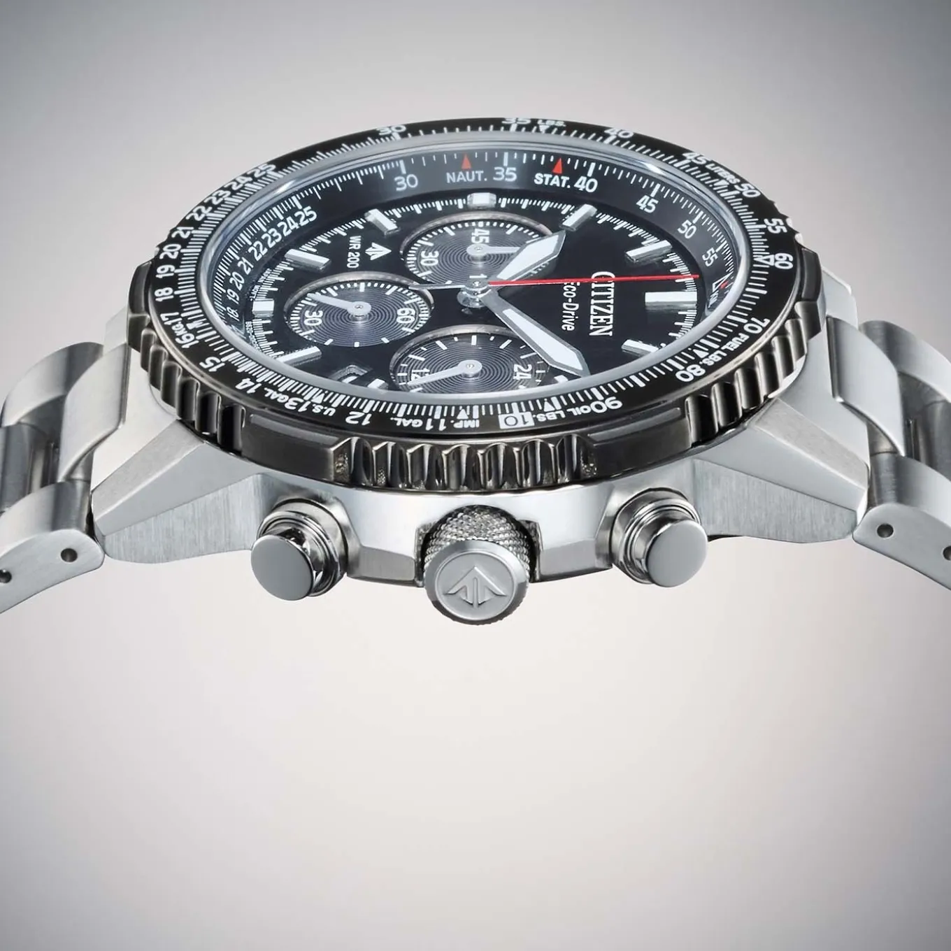 CA4664-60E Eco-Drive Herren Edelstahl | schwarz | ø 39.98mm