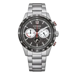 CA4714-55E Eco-Drive Herren Edelstahl | schwarz | ø 39.9mm