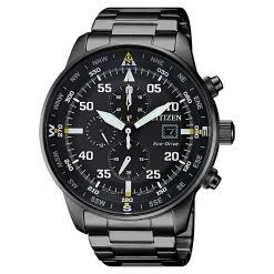 CA0695-84E               Herren Edelstahl | schwarz | ø 44mm