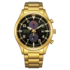 CA7022-87E               Herren Edelstahl | schwarz | ø 43mm