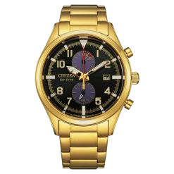 CA7022-87E Herren Edelstahl | schwarz | ø 43mm