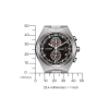 CA7090-87E               Herren Super Titanium ™ | schwarz | ø 43mm