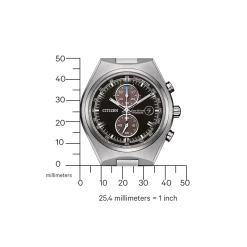 CA7090-87E Herren Super Titanium ™ | schwarz | ø 43mm