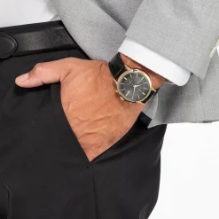 CA7067-11H Herren Leder | grau | ø 42mm