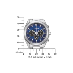 CA4590-81L Herren Edelstahl | blau | ø 41mm