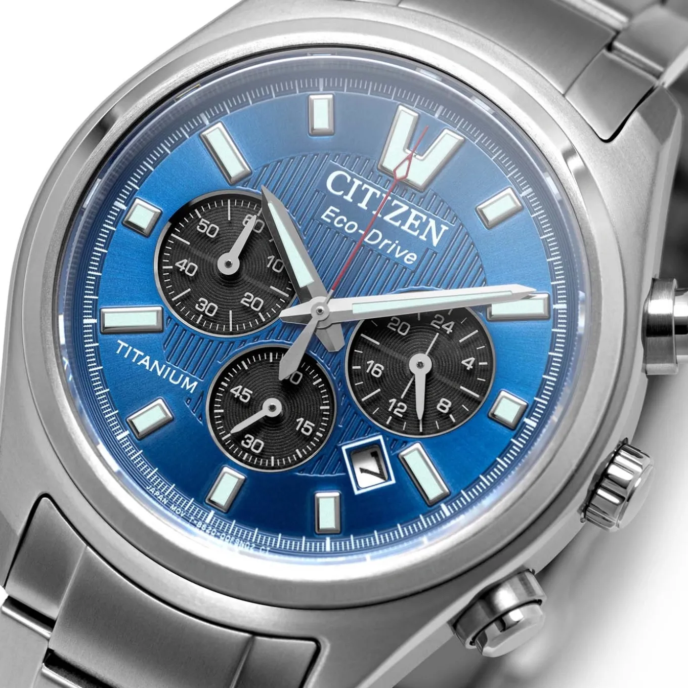 CA4750-51L Herren Super Titanium ™ Eco-Drive blau ø 40mm