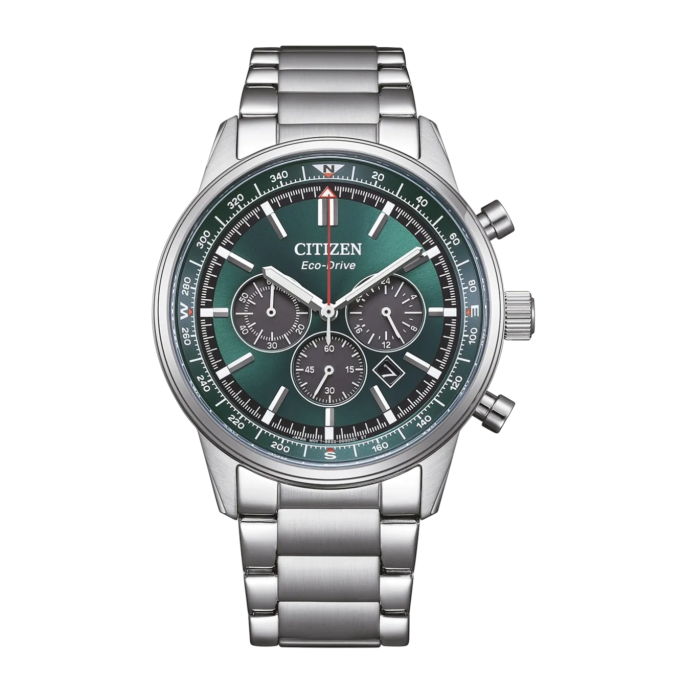 CA4720-52X Eco-Drive Herren Edelstahl | grün | ø 42mm