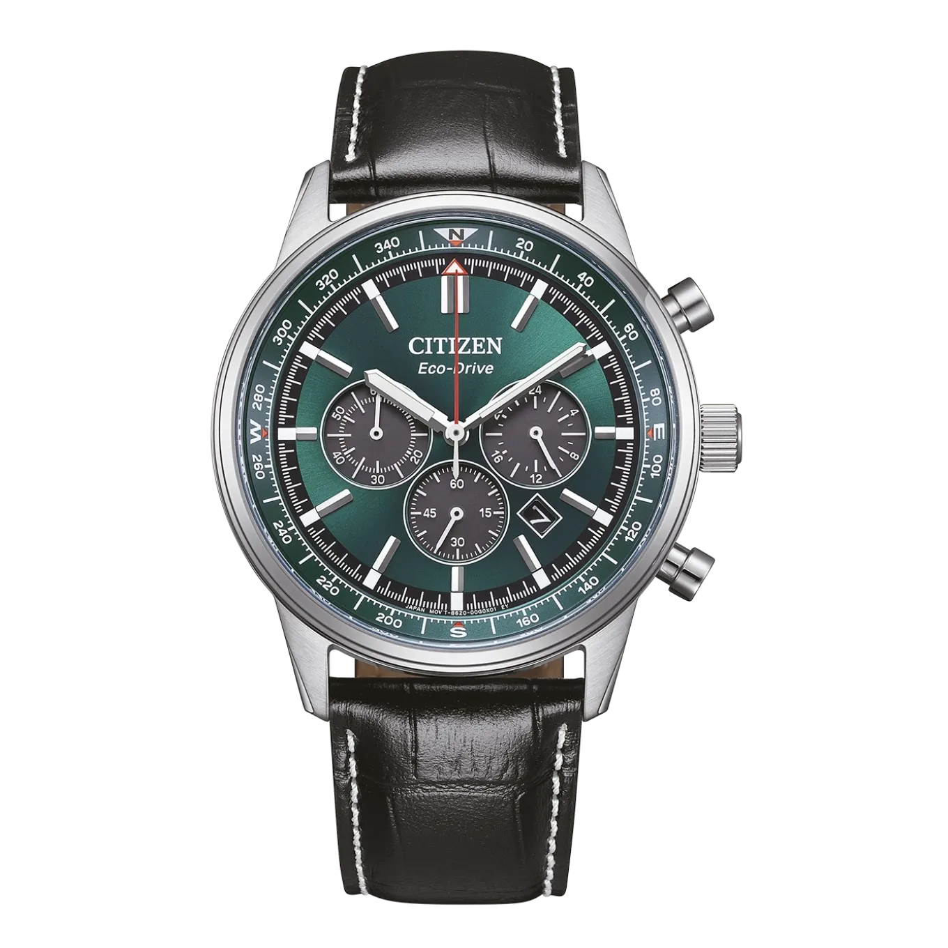 CA4720-01X Eco-Drive Herren Leder | grün | ø 42mm
