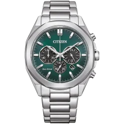 CA4590-81X Herren Edelstahl | grün | ø 41mm