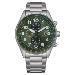 CA0770-72X               Herren Edelstahl | grün | ø 43mm