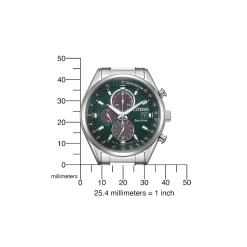 CA0459-79X Herren Edelstahl | grün | ø 38 40mm