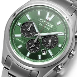 CA4750-51X Herren Super Titanium ™ Eco-Drive grün ø 40mm