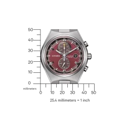 CA7090-87X Herren Super Titanium ™ | rot | ø 43mm