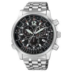 CB5860-86E Herren Edelstahl | schwarz | ø 43mm