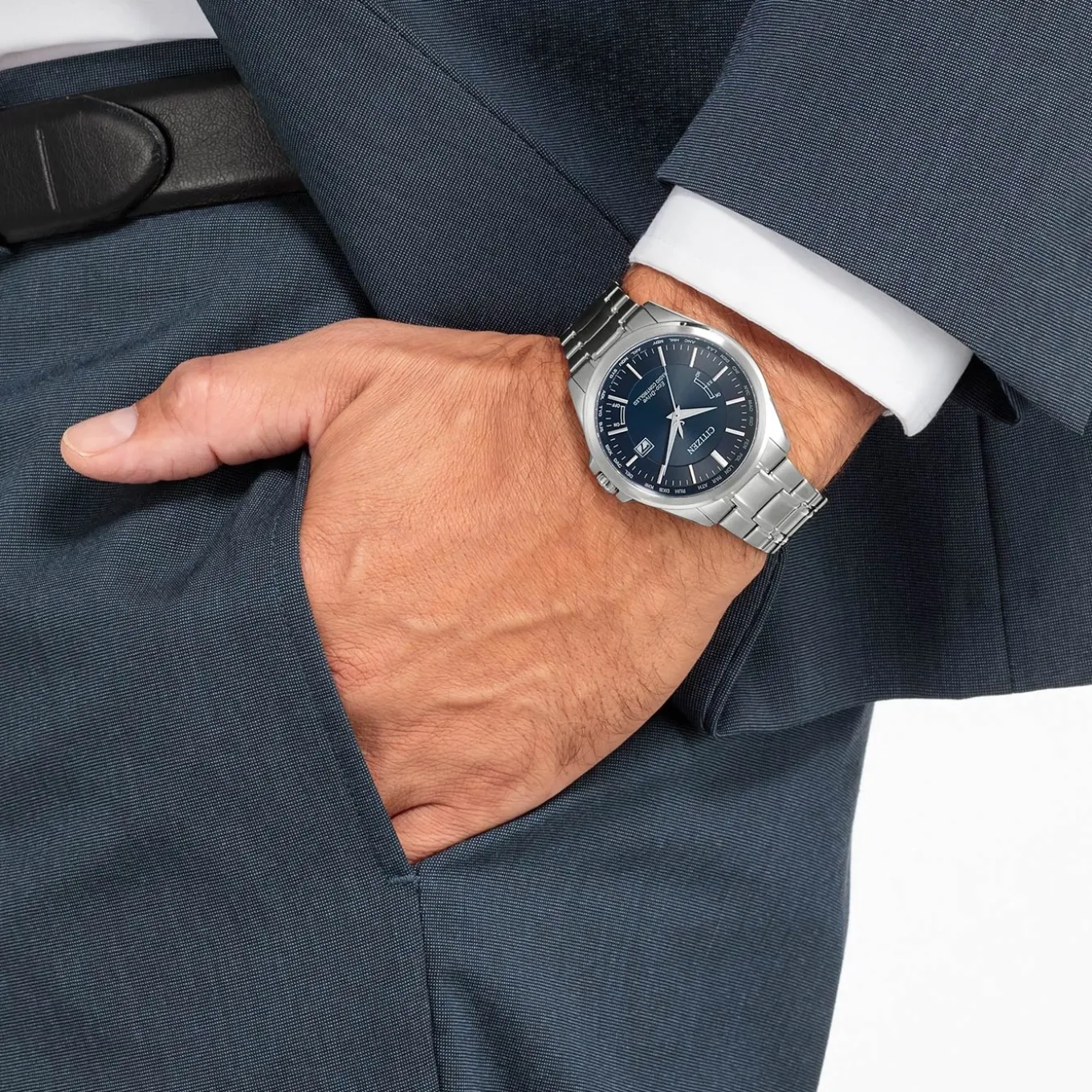 CB0250-84L Herren Edelstahl | blau | ø 43mm
