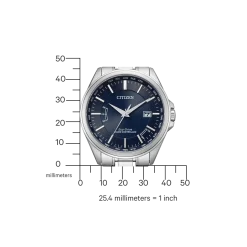 CB0250-84L Herren Edelstahl | blau | ø 43mm
