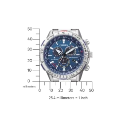 CB5000-50L Herren Edelstahl | blau | ø 47mm