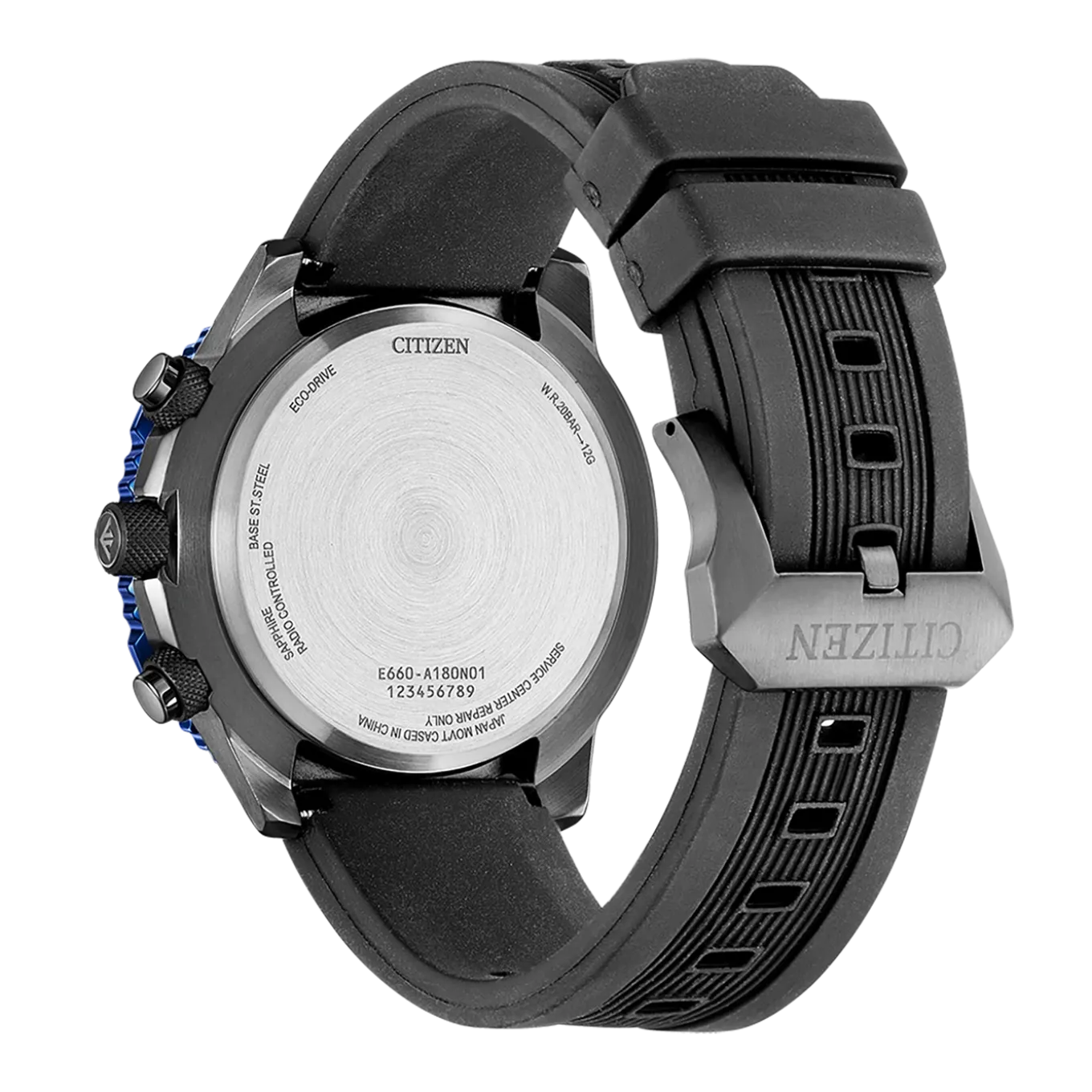 CB5006-02L Herren Gummiband (Urethan) | blau | ø 45.9mm