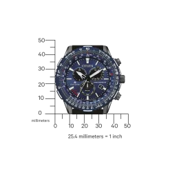 CB5006-02L Herren Gummiband (Urethan) | blau | ø 45.9mm