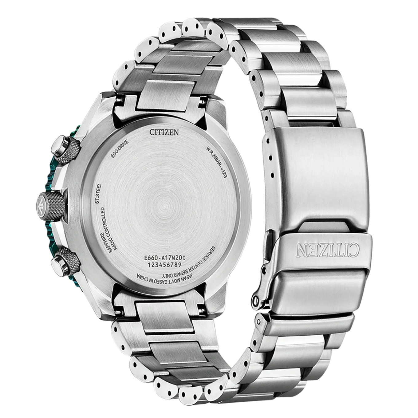 CB5004-59W Herren Edelstahl | grün | ø 45.9mm