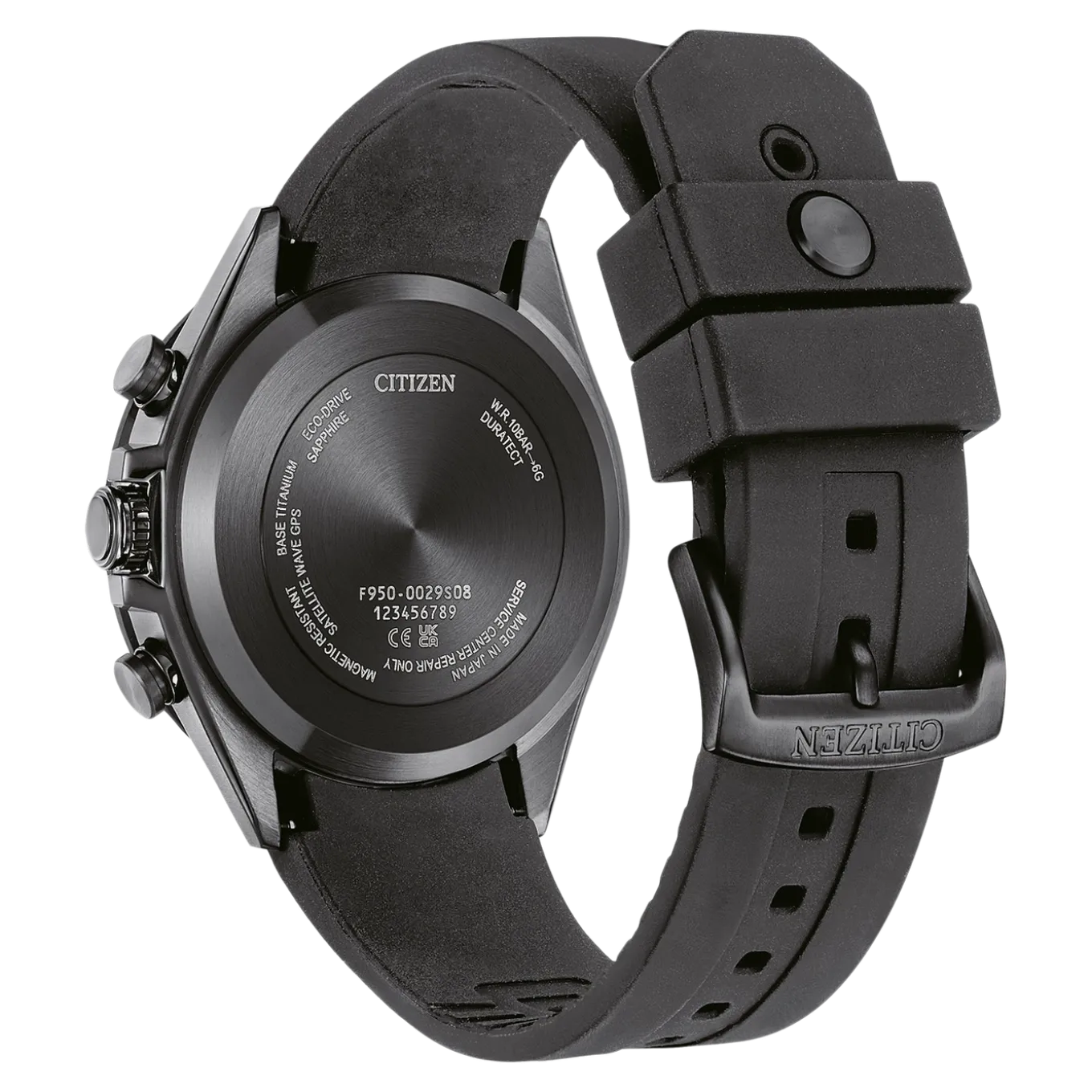 CC4055-14H Attesa Satellite Wave GPS Herren Gummiband (Urethan) | silberfarben | ø 44mm