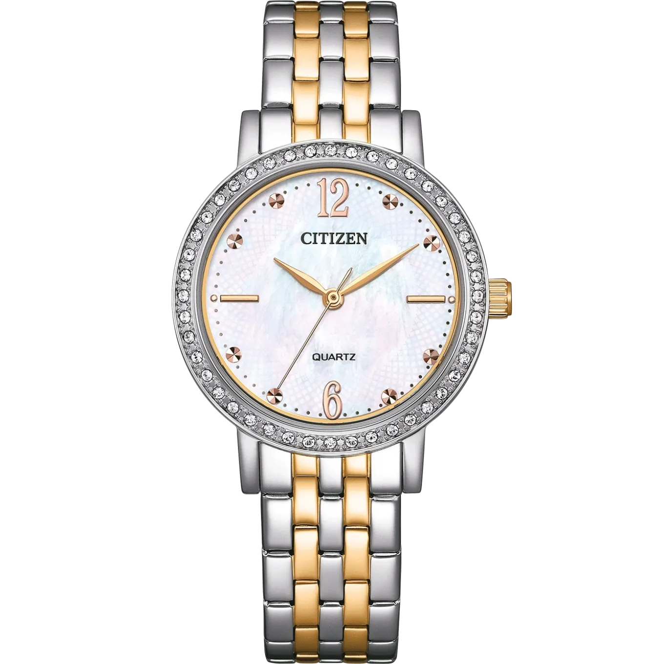 EL3106-59D Damen Edelstahl | perlmutt weiß | ø 31mm