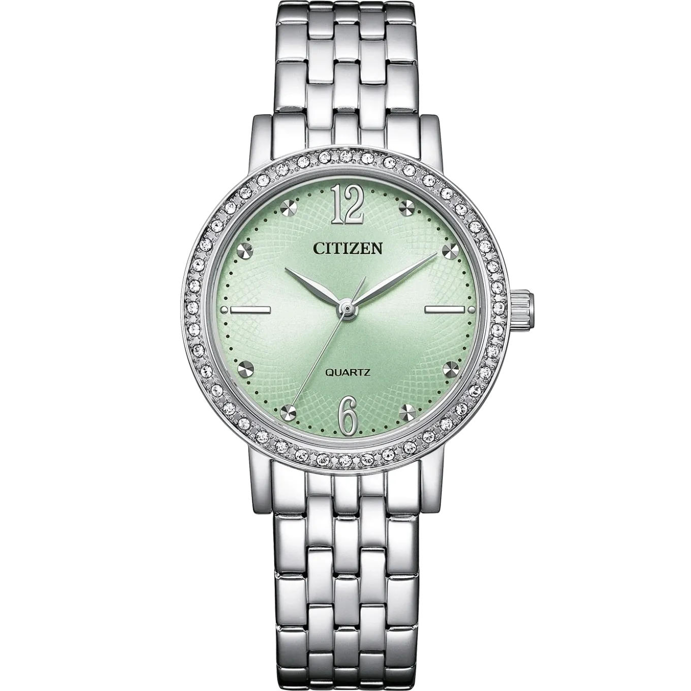 EL3100-55X Damen Edelstahl | grün | ø 31mm
