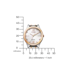 EM0506-77A Damen Edelstahl | elfenbein | ø 32mm
