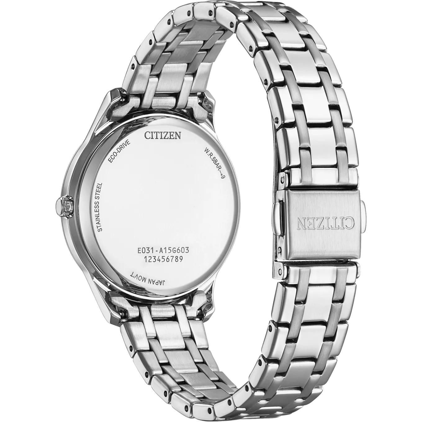 EM0411-71A Damen Edelstahl | weiß | ø 34mm