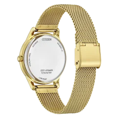 EM1222-87A Eco-Drive Damen Edelstahl | weiß | ø 34mm