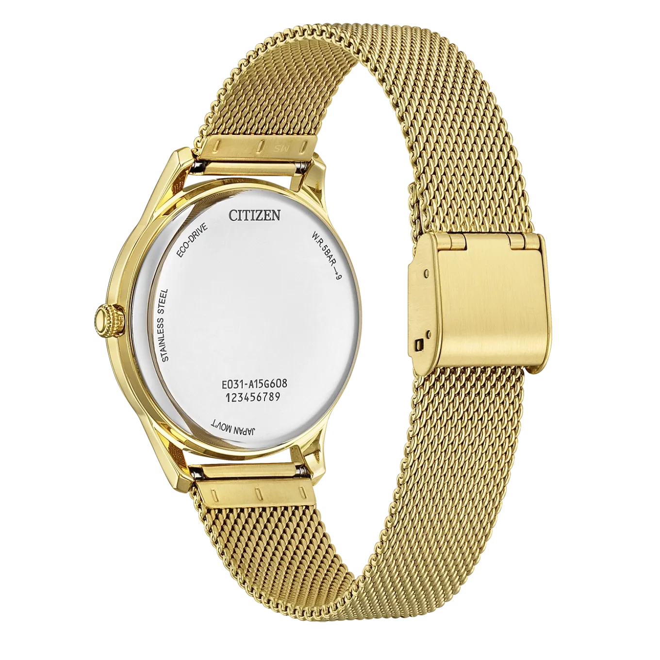 EM1222-87A Eco-Drive Damen Edelstahl | weiß | ø 34mm
