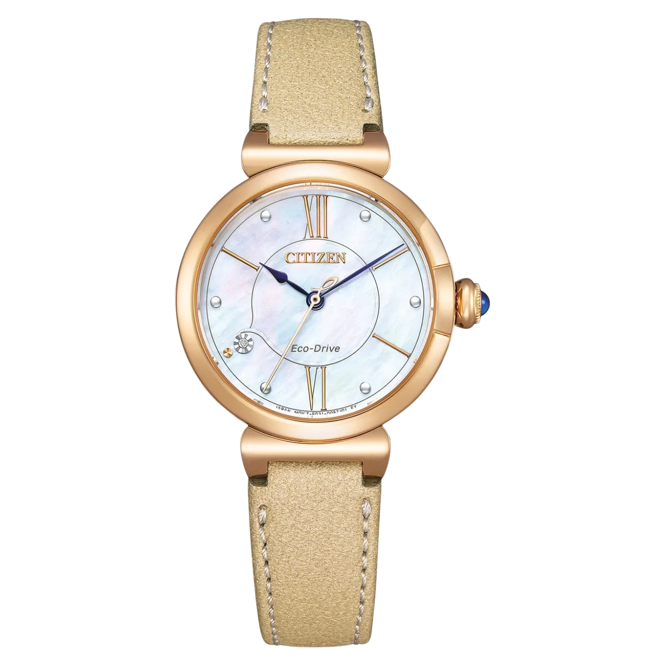 EM1073-18D Damen Apfel Material | perlmutt weiß | ø 29mm