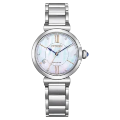 EM1070-83D Damen Edelstahl | perlmutt weiß | ø 29mm