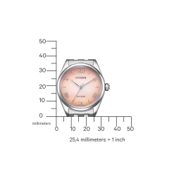 EM1140-80X                                        Citizen L                                        Damen Edelstahl | kupferfarben | ø 33mm