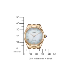 EM1143-81X                                        Citizen L                                        Damen Edelstahl | grün | ø 33mm