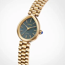 EM1203-57X CITIZEN L Rainell Damen Edelstahl | grün | ø 26.2mm