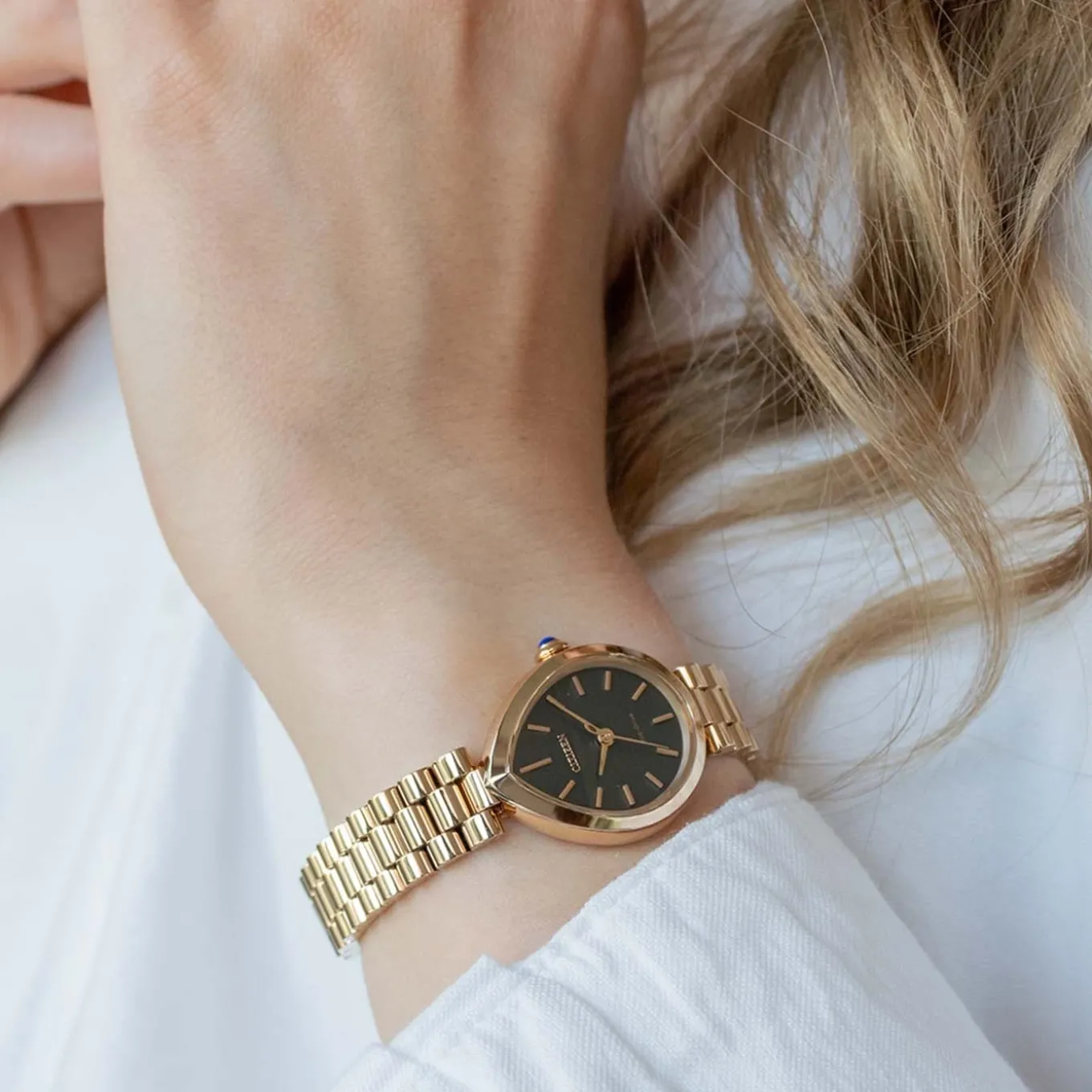 EM1203-57X CITIZEN L Rainell Damen Edelstahl | grün | ø 26.2mm