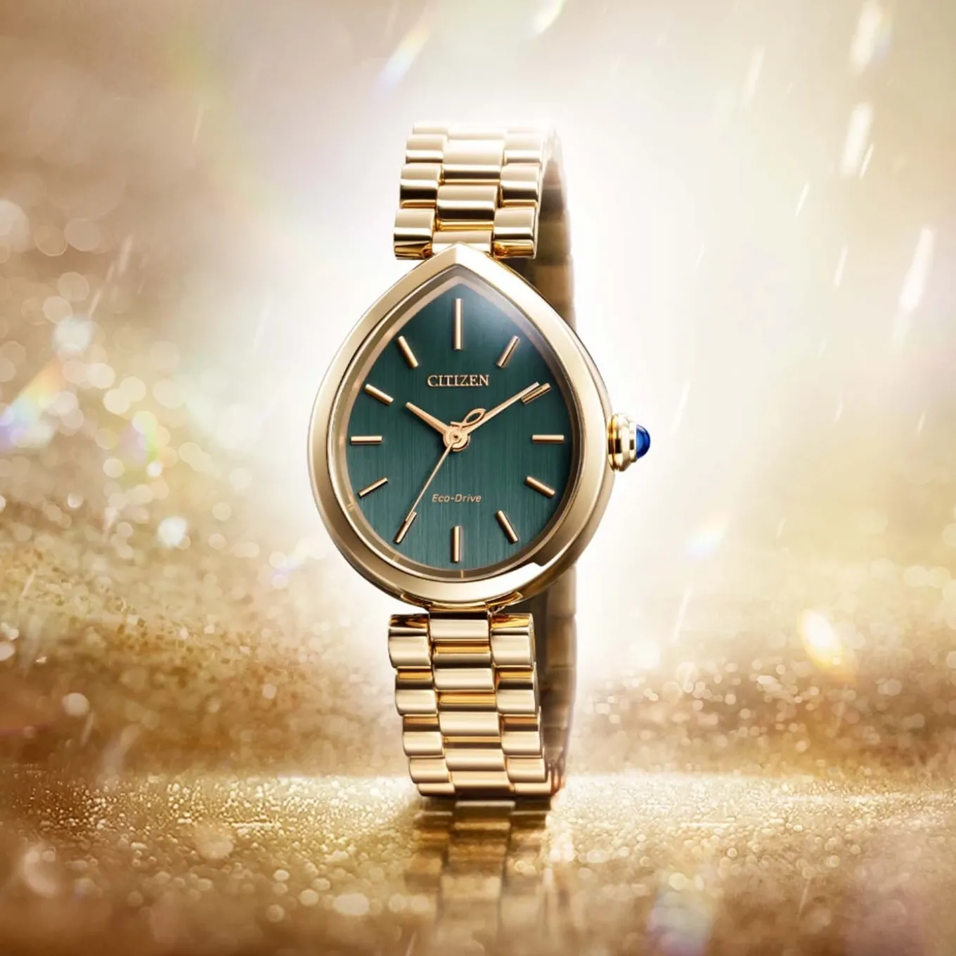 EM1203-57X CITIZEN L Rainell Damen Edelstahl | grün | ø 26.2mm